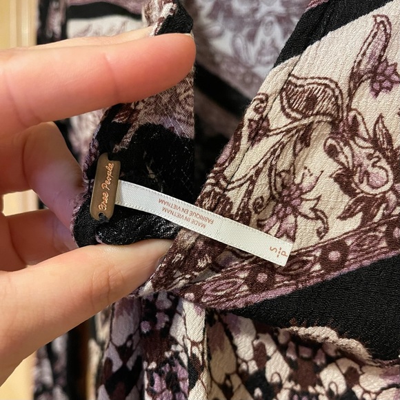 Free People Smooth Talker Tunic Top - Black - Picture 5 of 8